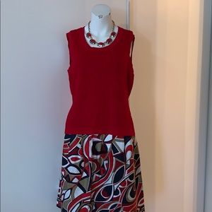 Jones New York knit sleeveless Top